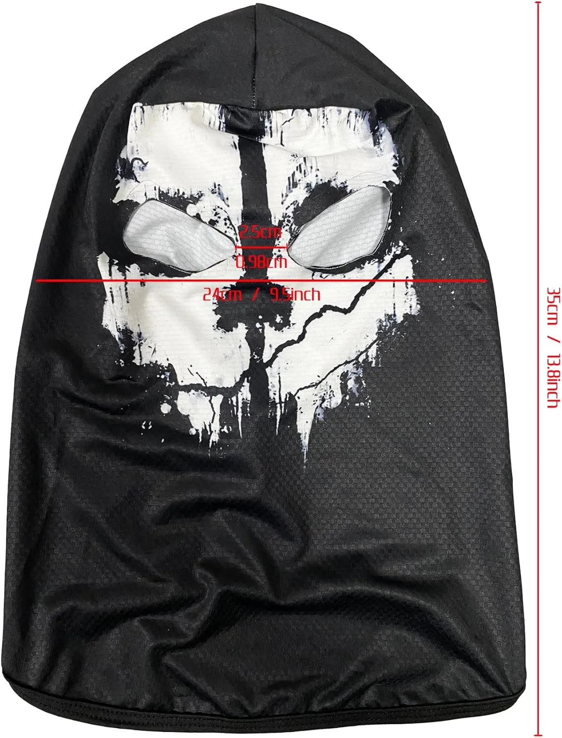 Balaclava Face Mask Men Women 2 Hole Full Mask Motorcycle Cycling Party