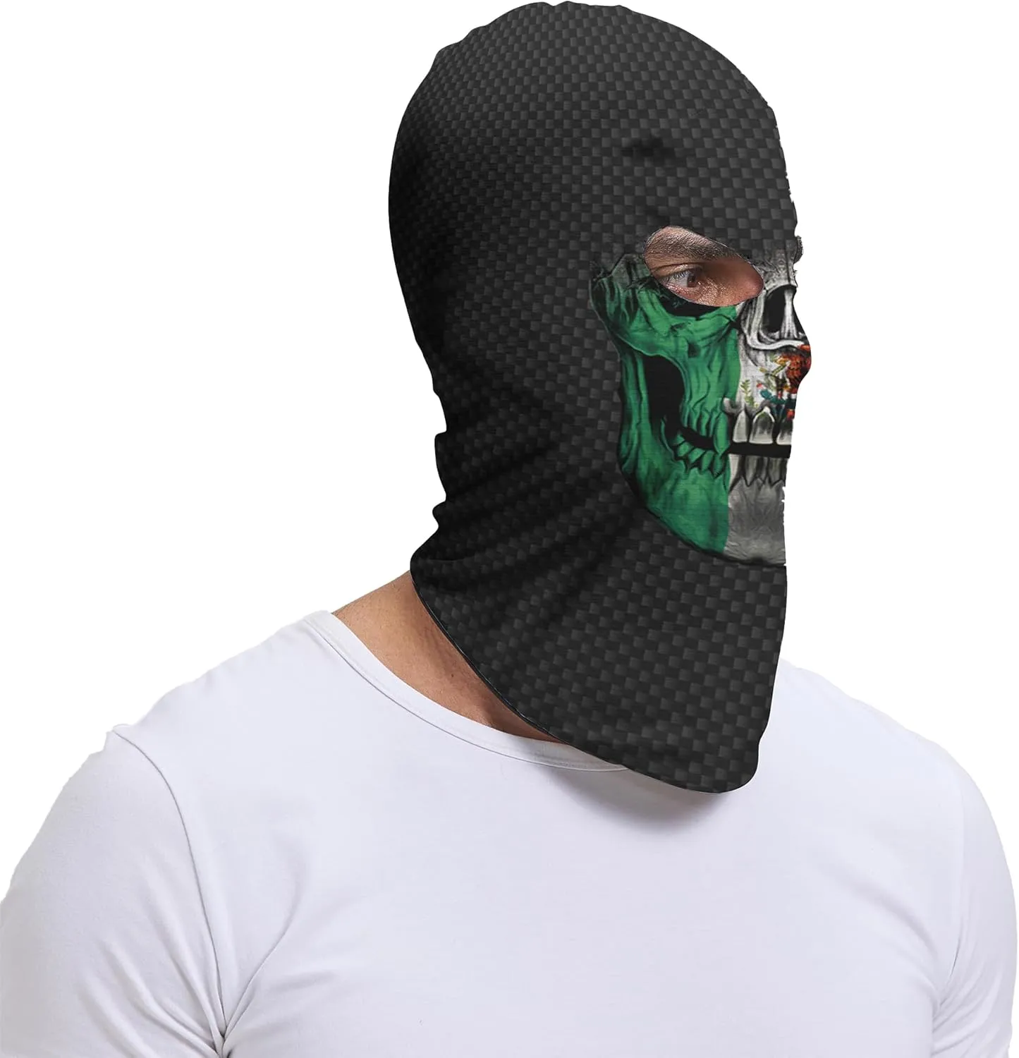 Balaclava Face Mask Men Women 2 Hole Full Mask Motorcycle Cycling Party