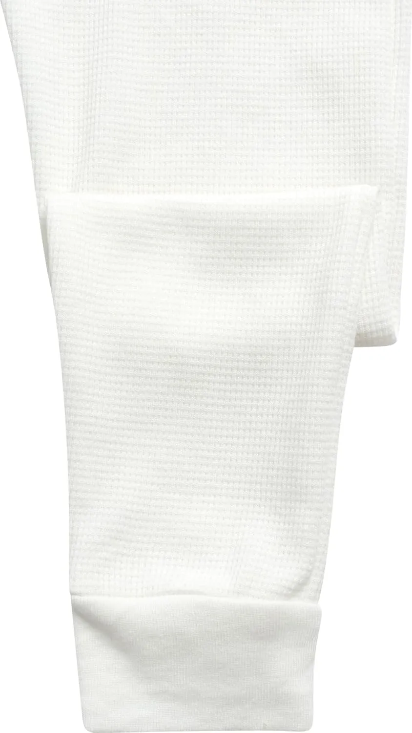 Boys' Thermal Underwear - 4 Piece Waffle Knit Top and Long John Set (Size: 2-18)