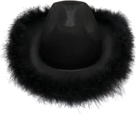 Classic Straw for Men's Women's Western Cowboy Hat Cowgirl Hat Unisex Wide Brim Felt Fedora Hat Fashion Caps