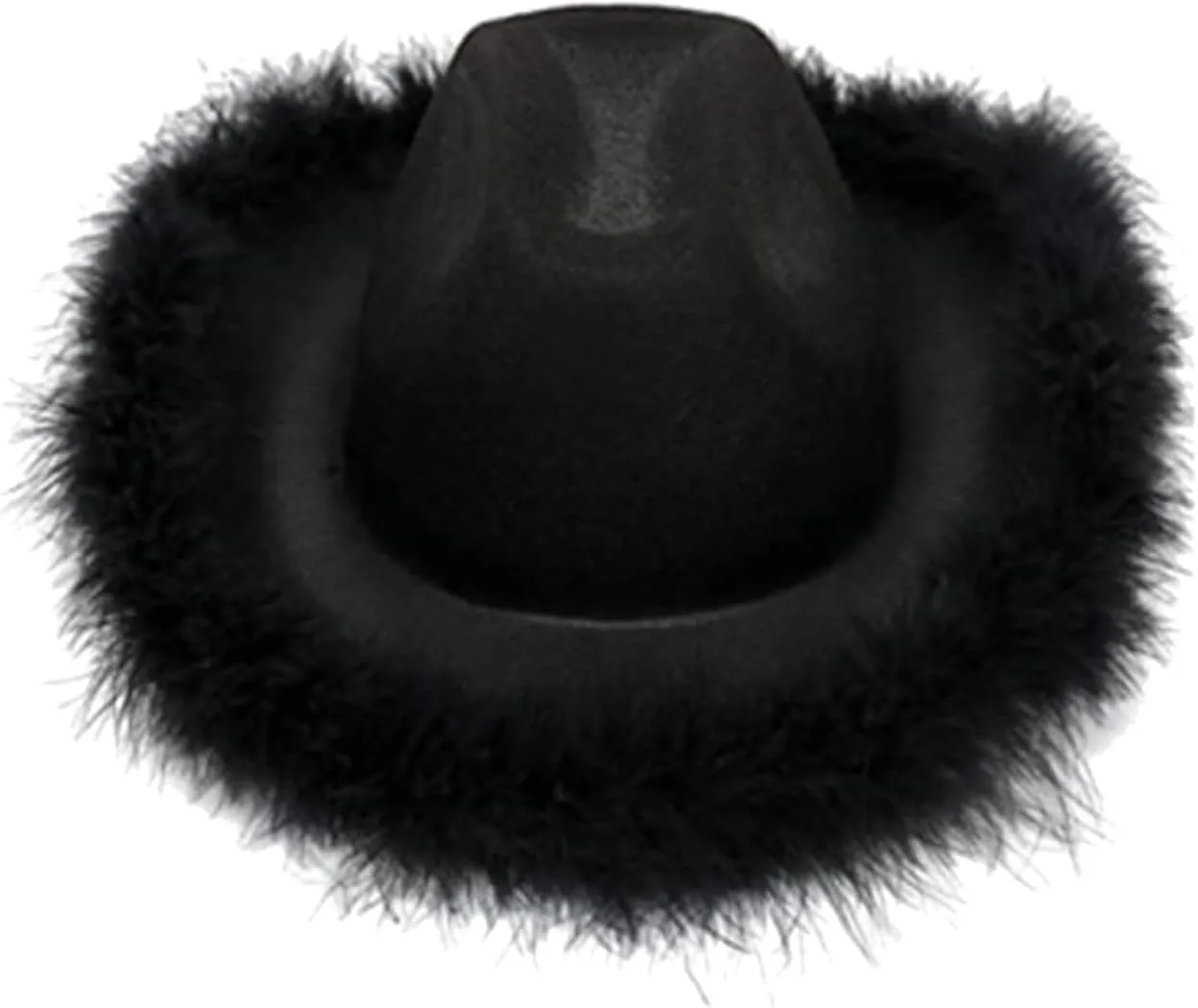 Classic Straw for Men's Women's Western Cowboy Hat Cowgirl Hat Unisex Wide Brim Felt Fedora Hat Fashion Caps