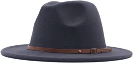 Classic Vegan Suede Wide Brim Fedora Hat for Women Men Unisex Panama Fashion Women Hat Fedora Hats for Women