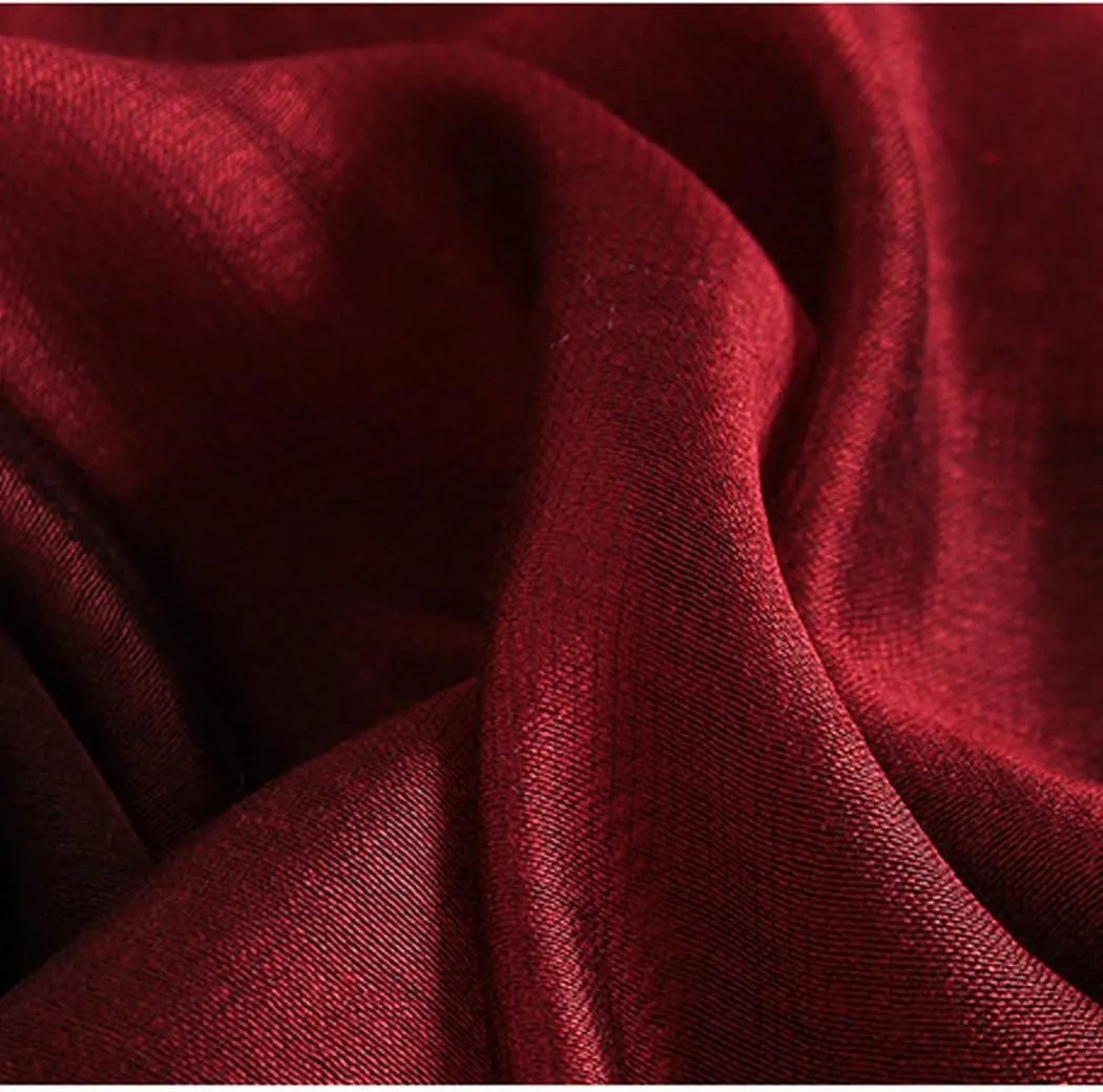 Cotton Silk Scarf Elegant Soft Wraps Color Shade Scarves for Women