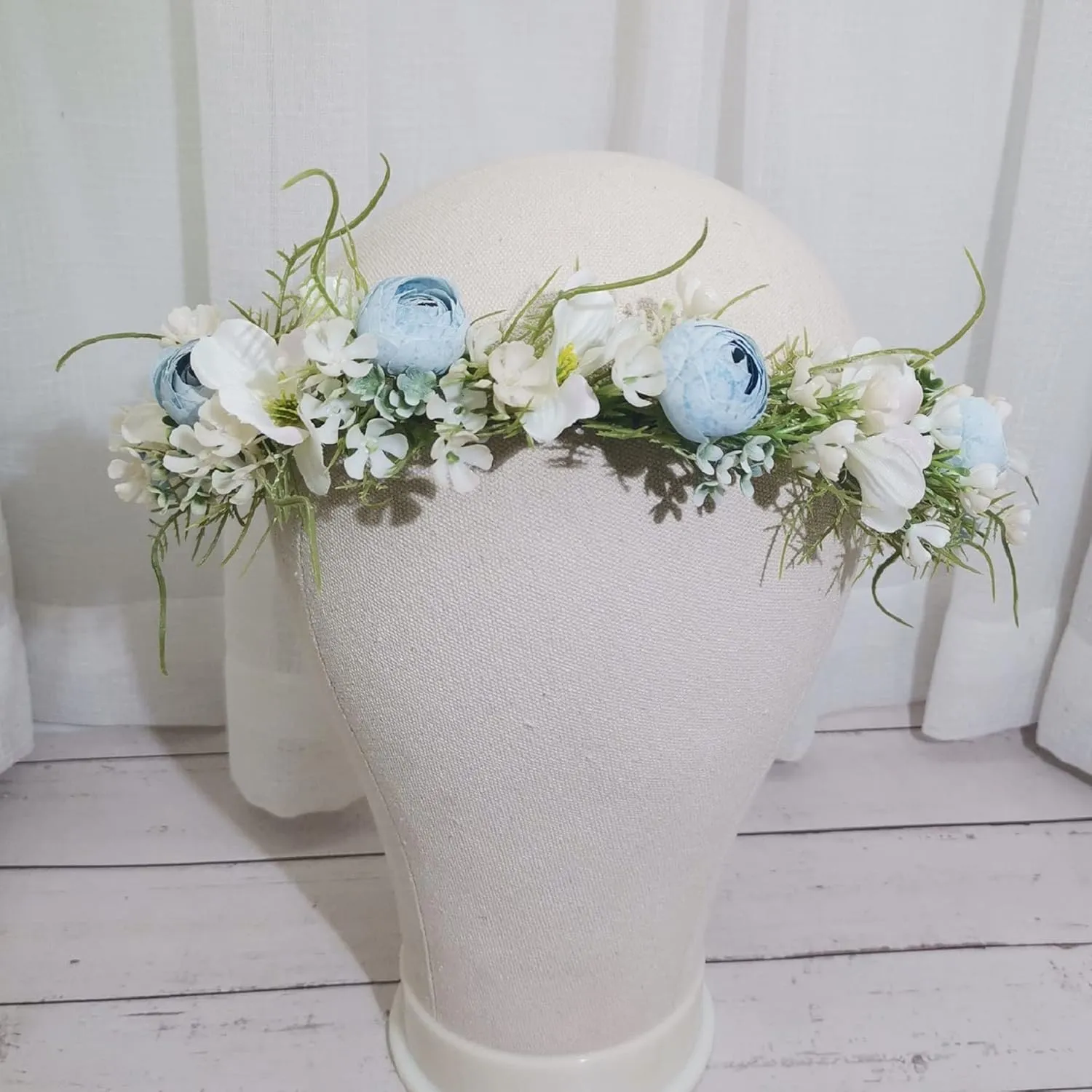 Floral Fall Camellia Flower Crown Rose Headpiece Wedding Bridal Flower Girl Halo Maternity Photo Props FL-03
