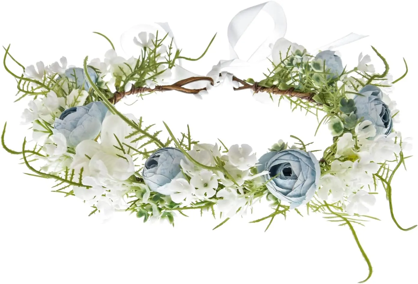 Floral Fall Camellia Flower Crown Rose Headpiece Wedding Bridal Flower Girl Halo Maternity Photo Props FL-03