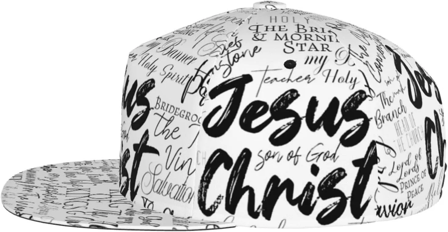 Jesus Baseball Cap for Men Women Adjustable Trucker Hat for Running Sports Hiking Beach