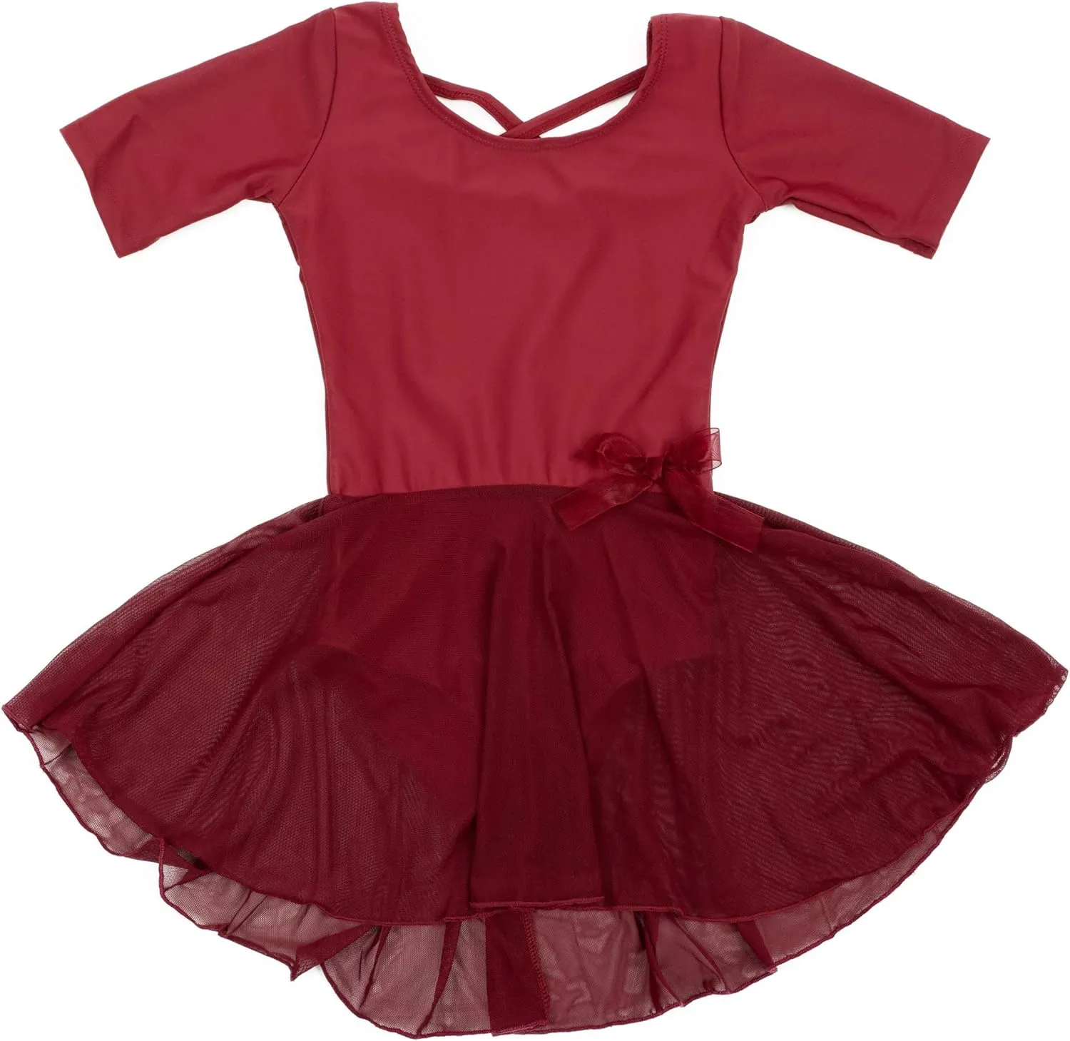 Leveret Kids Girls Skirt Leotard Long Sleeve Size Toddler-X-Large (2-14 Years) Variety of Colors