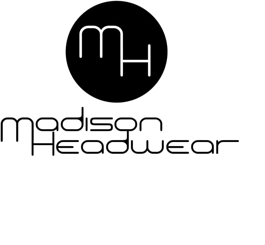 Madison Headwear Pretied Head Scarves for Women Featuring A Unique Sparkly Foil Finish and Stretchy Ribbed Fabric