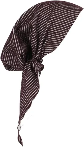 Madison Headwear Pretied Head Scarves for Women Featuring A Unique Sparkly Foil Finish and Stretchy Ribbed Fabric