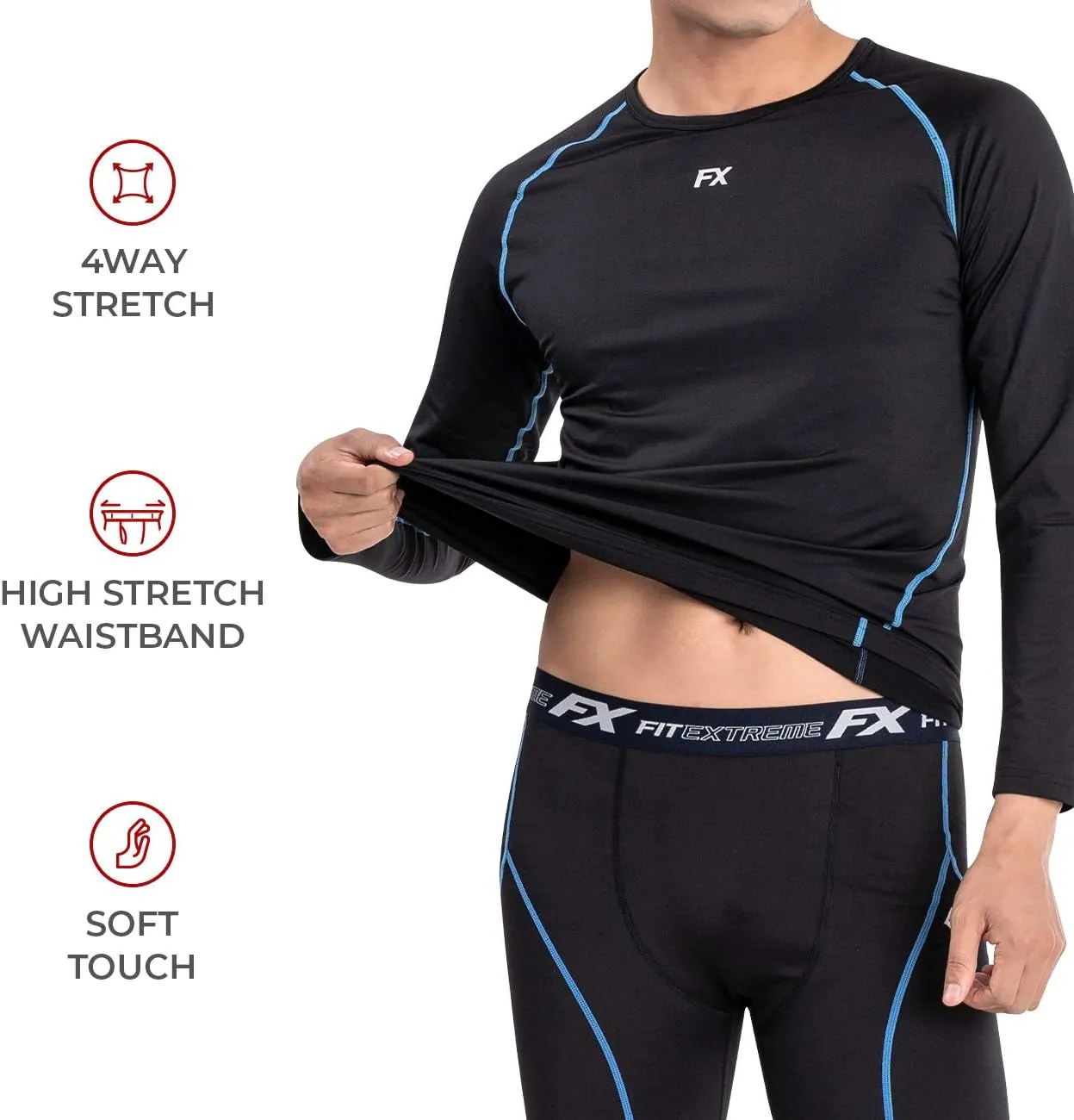 MAXHEAT Mens Thermal Underwear Pants Long Johns Bottom with Fleece Lined