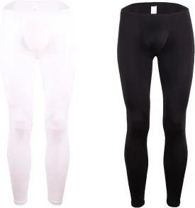 Mens Compression Long Pants Skinny Sports Trousers Workout Fitness Gym Leggings