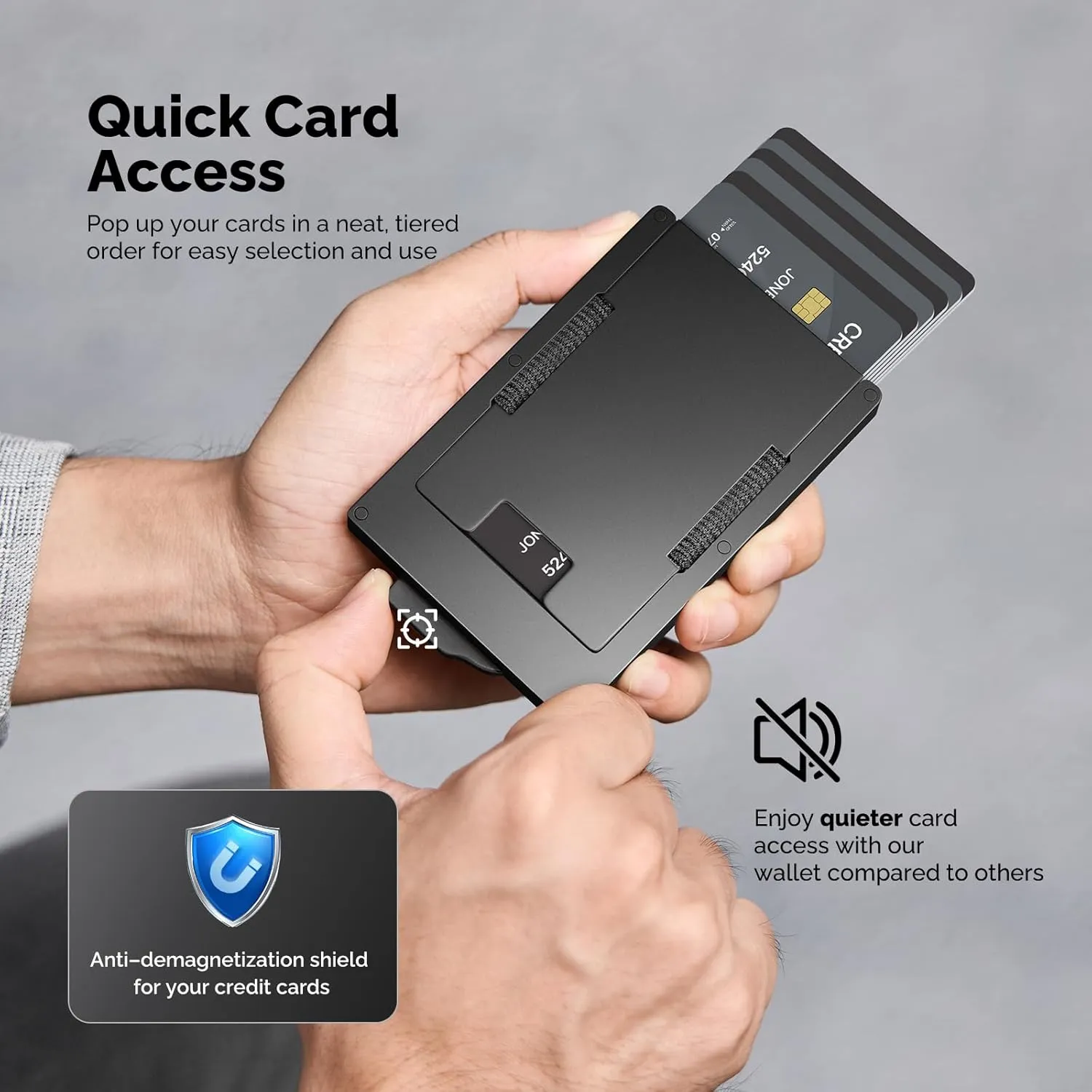 Mens Wallet Credit Card Holder