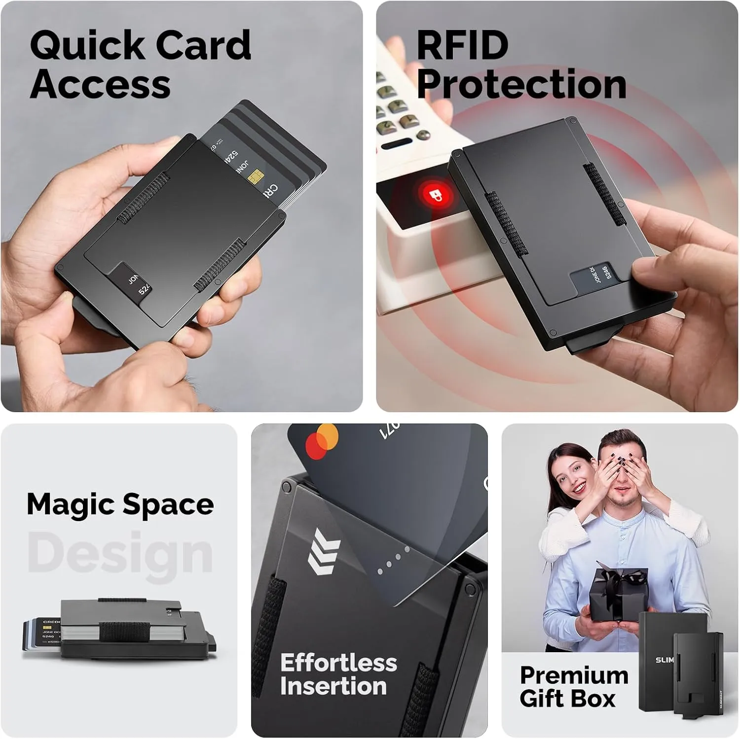 Mens Wallet Credit Card Holder
