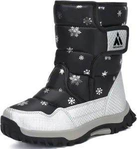 Mishansha Kids Snow Boots for Boys Girls Winter Boot Waterproof Warm Anti-Slip Cold Weather Shoes (Toddler/Little Kid/Big Kid)