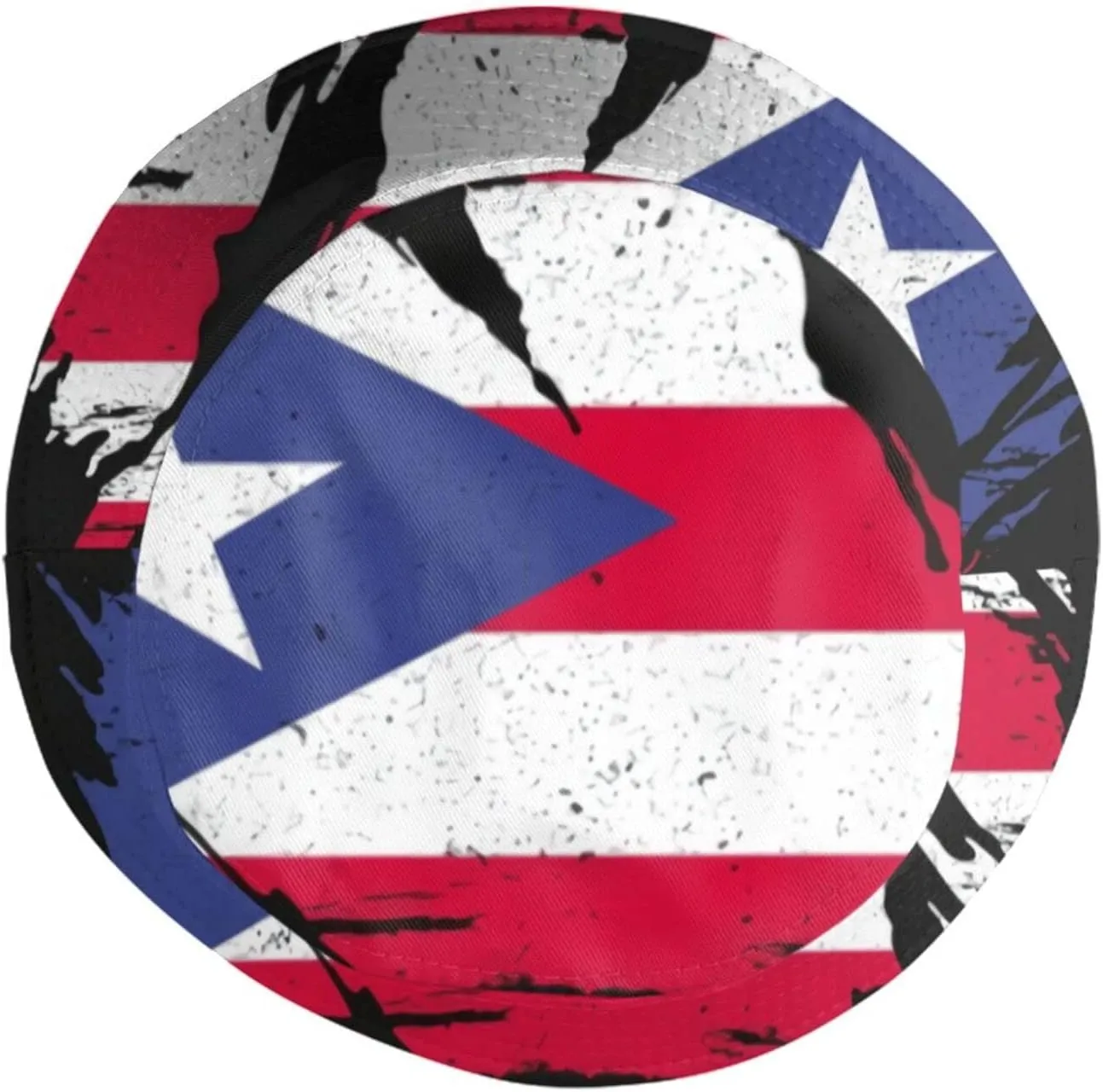 Puerto Rico Flag Bucket Hat Fashion Beach Sun Wide Brim Cap Outdoor Fisherman Hats for Women Men Teens