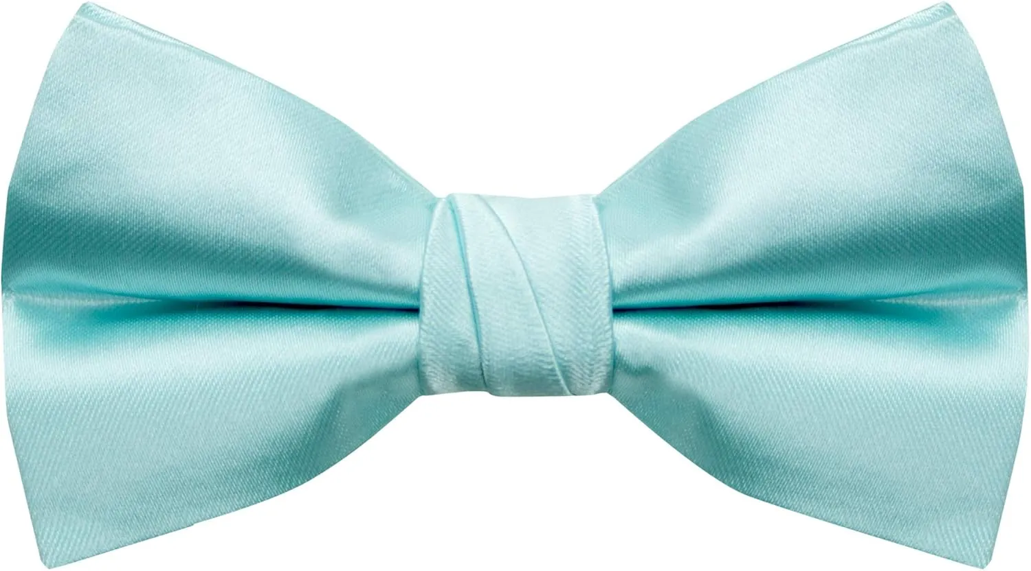 Spring Notion Men's Solid Color Satin Microfiber Bow Tie
