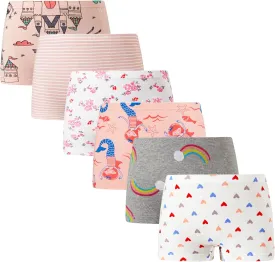 Winging Day Little Girls' Cotton Panties Baby Toddler Soft Underwear Multipack
