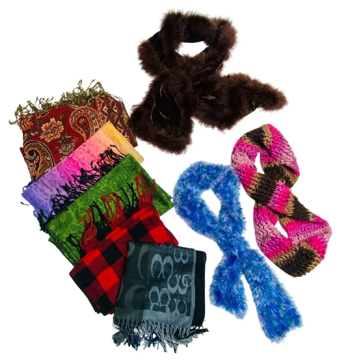 Winter Scarves 79 pcs 30 lbs E1118500-21